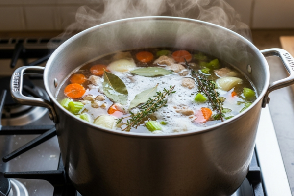 Caldo de Ossos de Frango