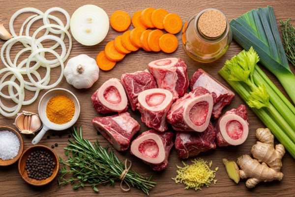 Ingredientes do Caldo Bovino